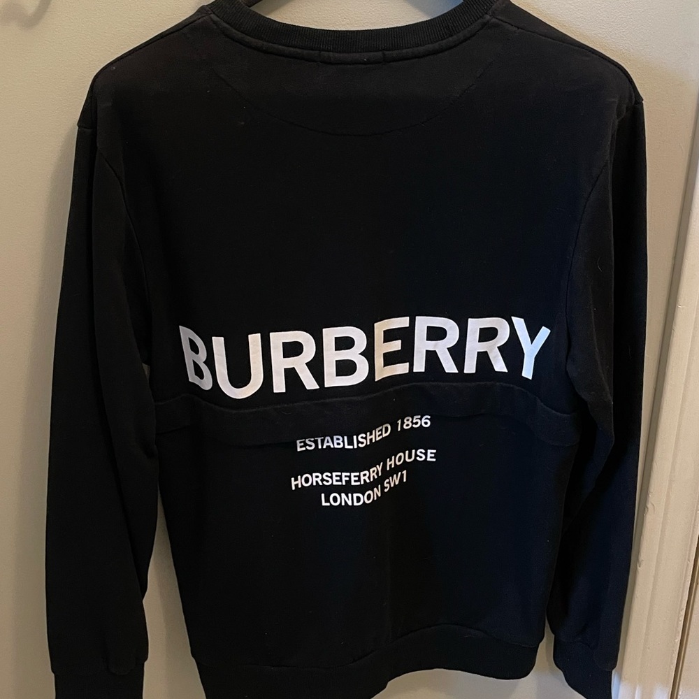 Burberry Men’s Acklow Logo-back Sweatshirt